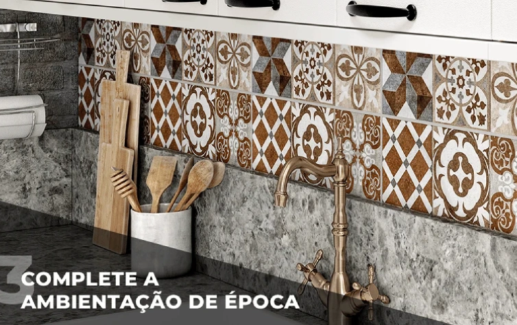Complete a ambientação de época