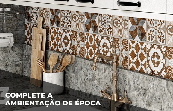 Complete a ambientação de época