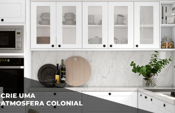 Crie uma atmosfera colonial